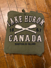 Load image into Gallery viewer, Sweater- Lake Huron hooded sweater