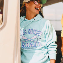 Load image into Gallery viewer, Sweater- Lake Huron hooded sweater
