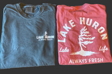 Load image into Gallery viewer, Lake Huron “always Fresh” windswept pine T-shirt