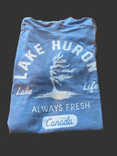 Load image into Gallery viewer, Lake Huron “always Fresh” windswept pine T-shirt