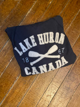 Load image into Gallery viewer, Sweater- Lake Huron hooded sweater