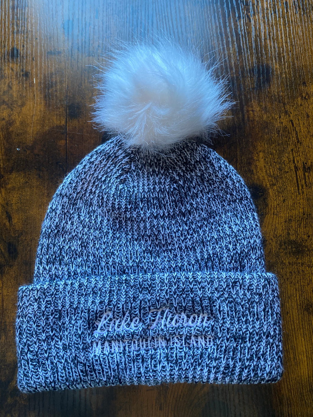 Lake Huron Manitoulin Island hat with Pom