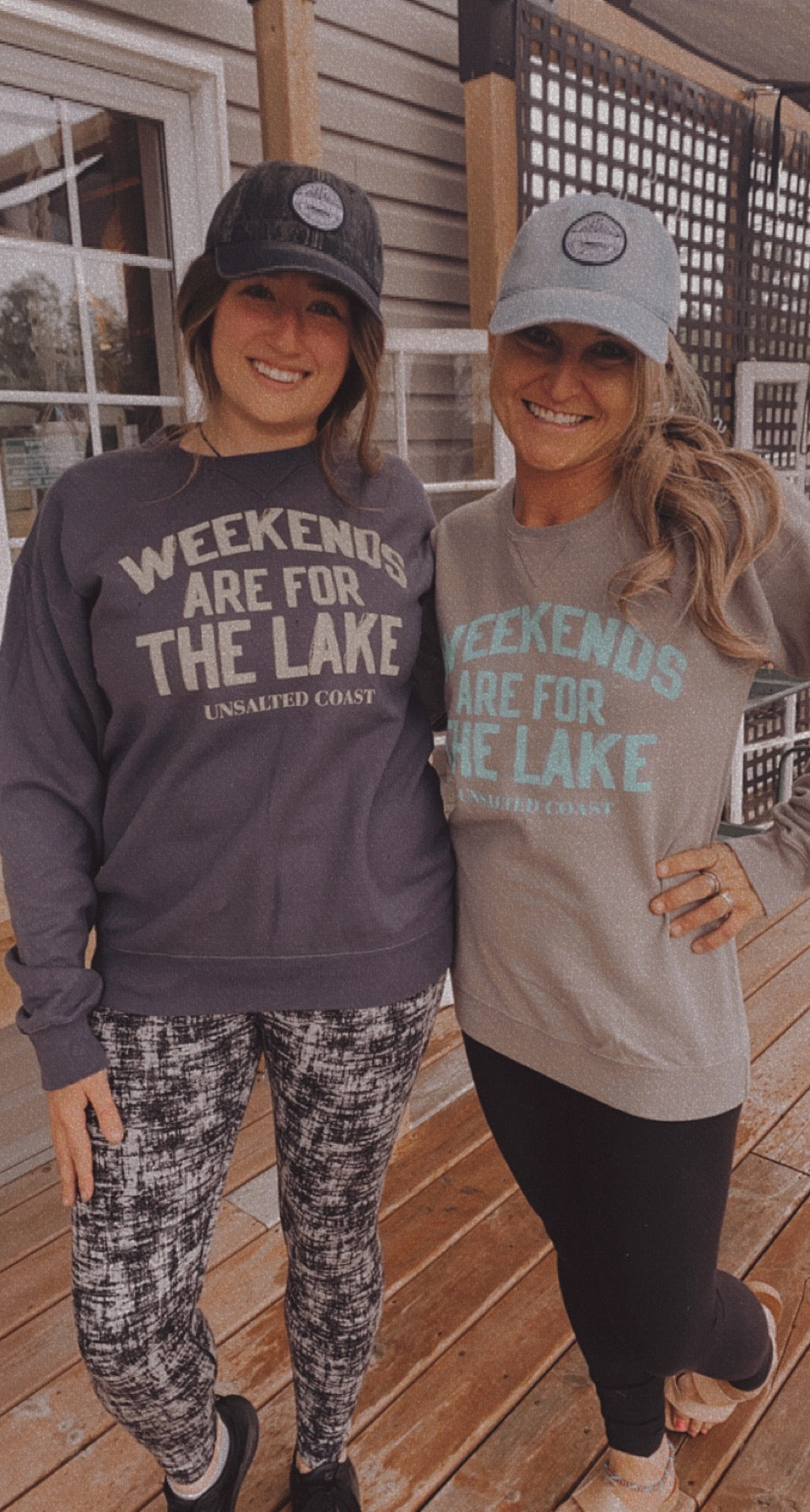 Weekends are for the Lake - unisex crew