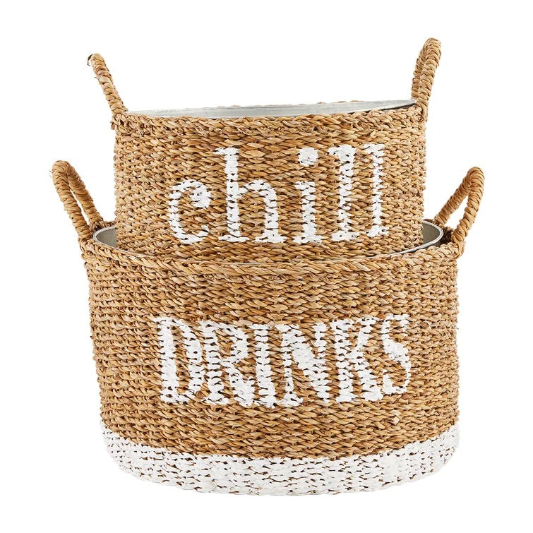 Wicker Drinks/Chill Cooler  Bin
