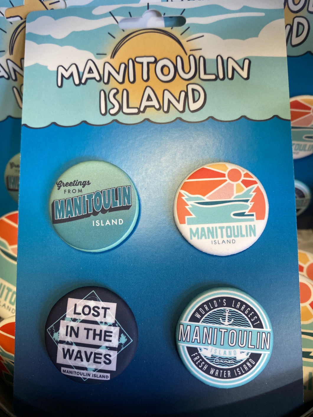 Manitoulin Island Buttons
