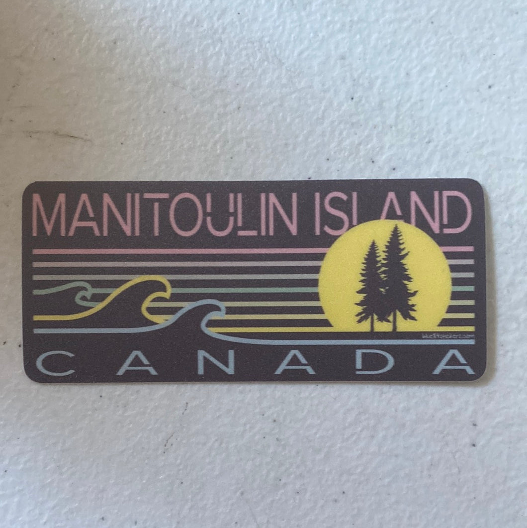 Rectangle Manitoulin sticker