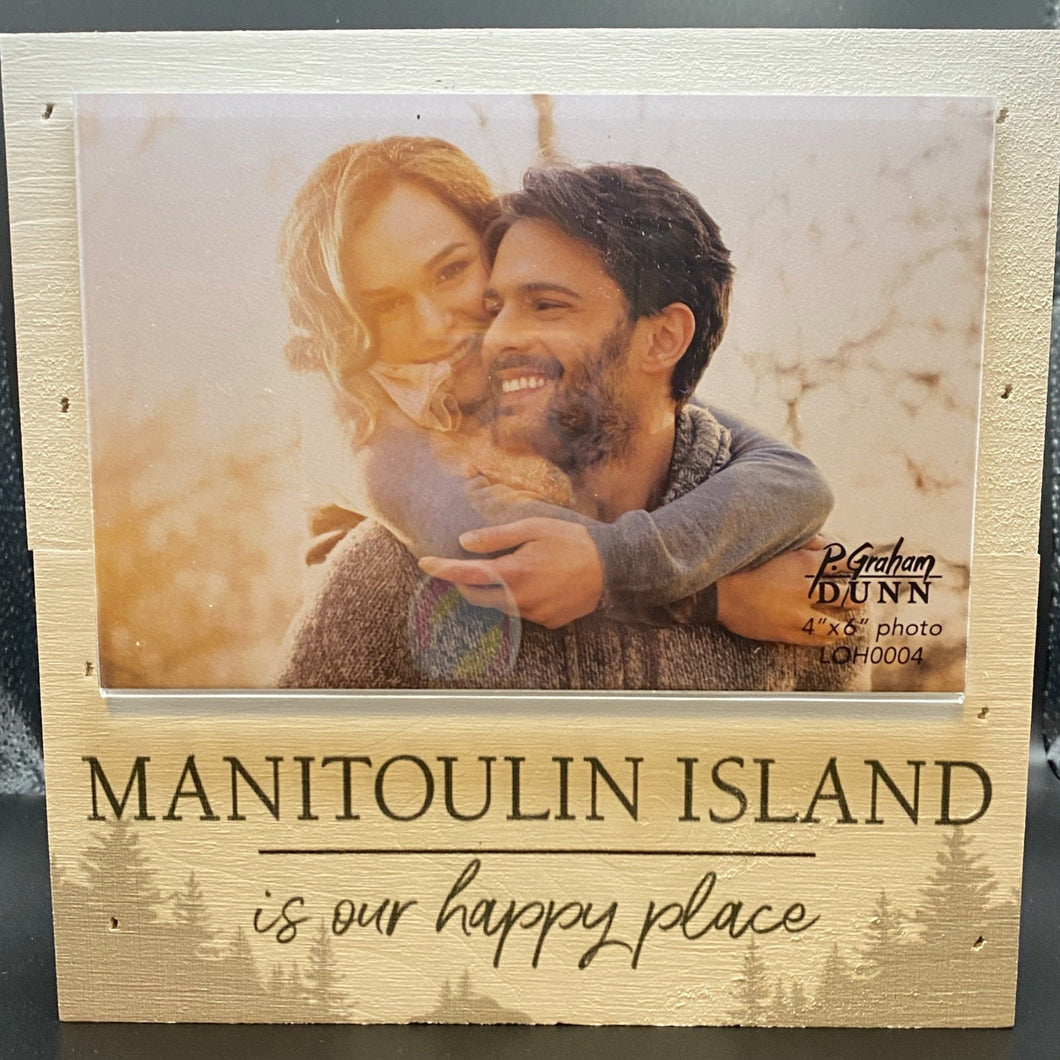 Manitoulin Island is our happy place picture frame