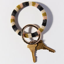 Load image into Gallery viewer, Key Ring Bracelet- Ink and Alloy
